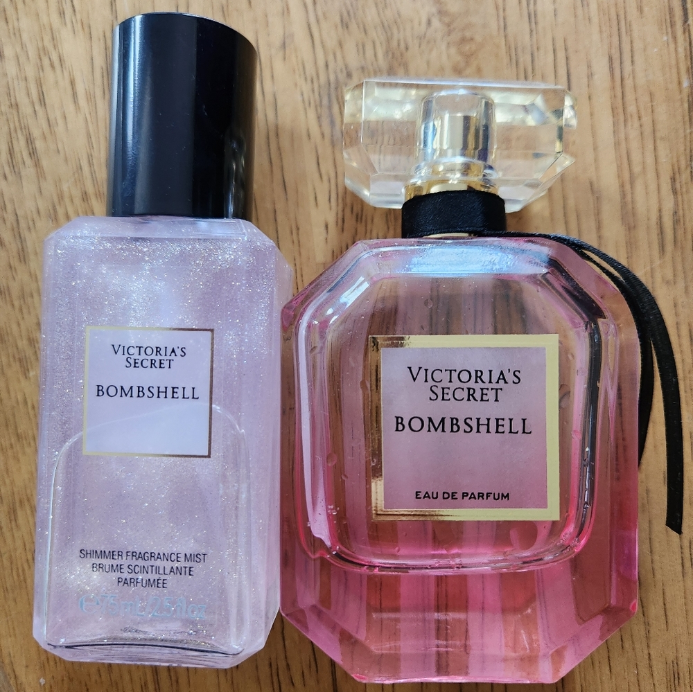 Victoria secret bombshell perfume and shimmer mist